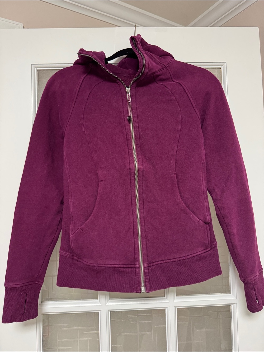 lululemon athletica Full-Zip Fleece Jacket in Plum